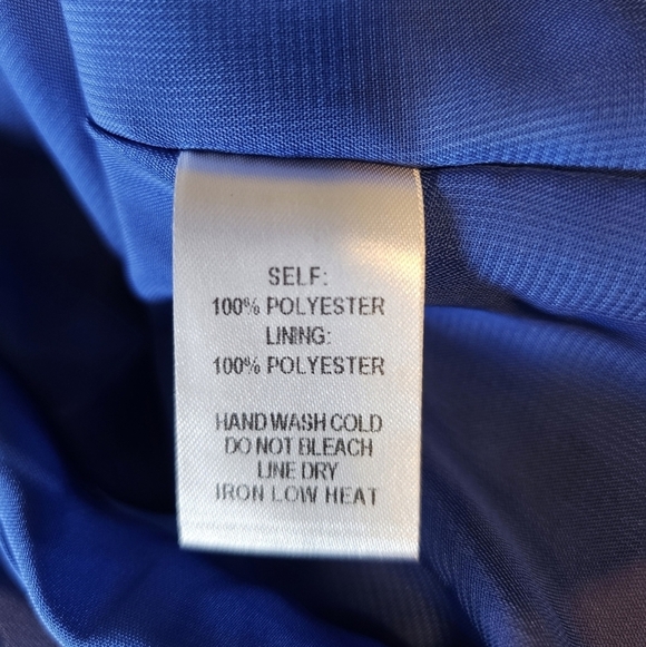 Lulus Flying Watercolors Royal Blue Watercolor Print Sheath Maxi Dress, Size XS - Picture 12 of 13